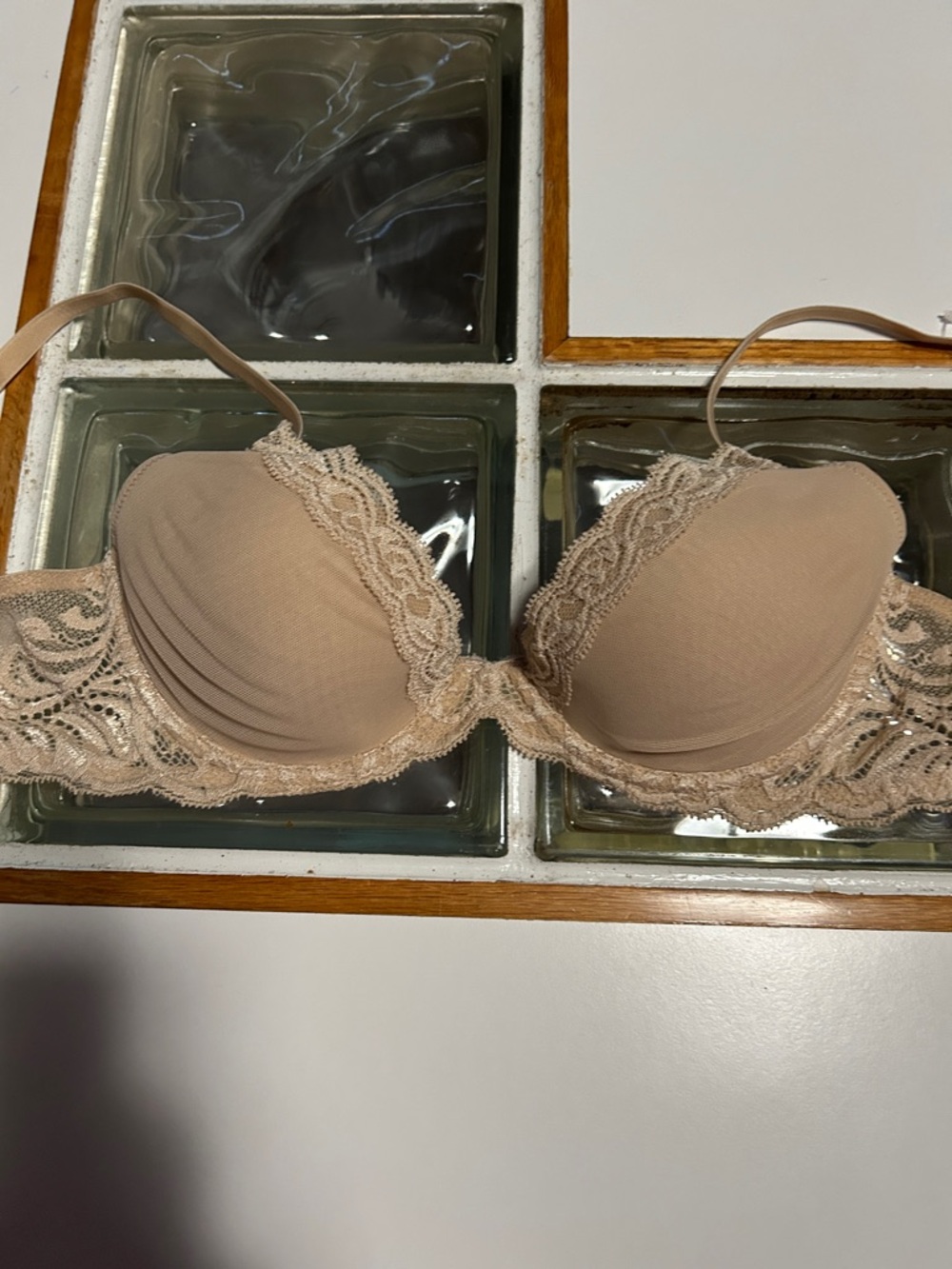 Natori Lace Balconette Bra in Blush Nude